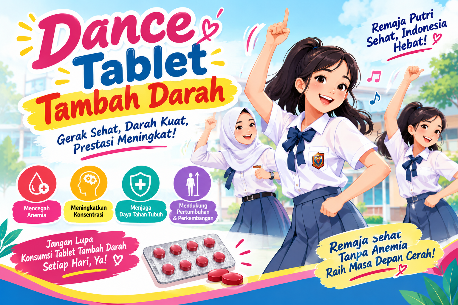 Dance tablet Tambah Darah
